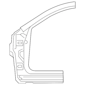 Hinge Pillar - Mazda (KDY3-70-221C)
