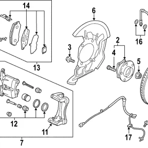 Brake Hose - Mazda (DN4J-43-980)