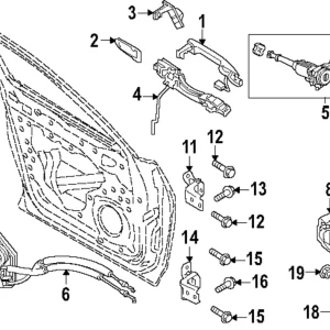 Lever(R) Outer Handle - Mazda (KBB3-58-410B-2V)