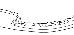 Corner Molding - Mazda (KMV9-50-241A-BB)