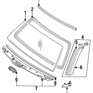 Lower Molding Protector - Mazda (LA01-50-6D4)