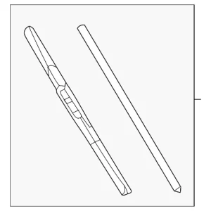 Wiper Blade - Mazda (KB7W-67-330B)