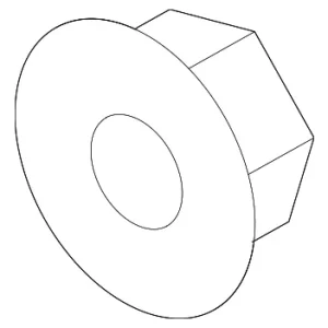 Gusset Nut - Mazda (9989-10-600S)