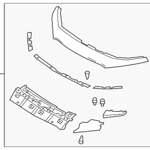 Upper Grille - Mazda (BDTT-50-7E0B-PR)
