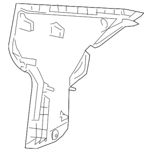 Upper Quarter Trim - Mazda (BN8V-68-260D-77)