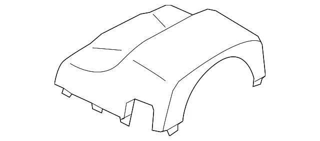 Upper Column Cover - Mazda (NE52-60-221)