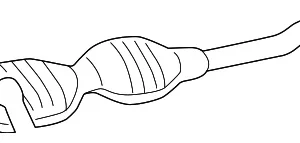 Catalytic Converter - Mazda (1F21-20-500)
