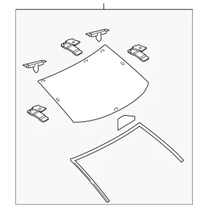 Back Glass - Mazda (BBM4-63-930)