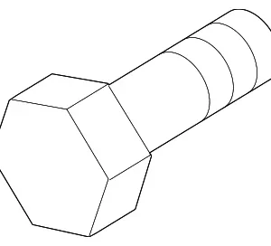License Bracket Bolt - Mazda (9979-60-630)