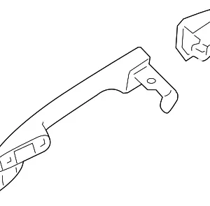 Handle, Outside - Mazda (GS3N-72-410C-35)
