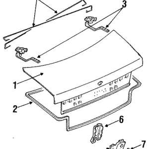 Hinge - Mazda (B455-52-710A)