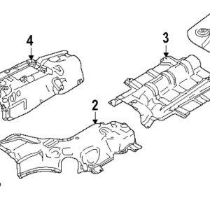 Exhaust Heat Shield - Mazda (KR9S-56-453B)