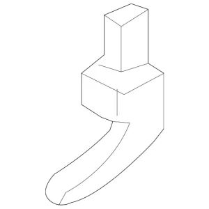 Handle, Inside - Mazda (D350-59-330E-30)