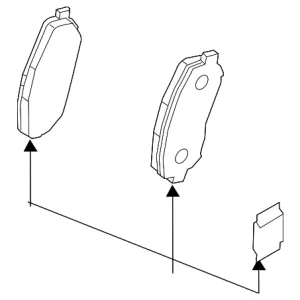 Disc Brake Pad Set - Mazda (NFY0-26-48Z)