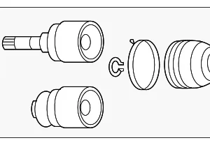 Inner Cv Joint - Mazda (GG62-22-620)