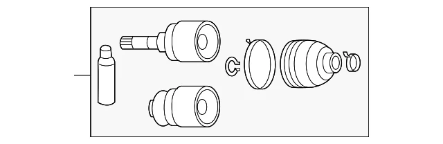 Inner Joint Assembly - Mazda (GG32-22-520B)