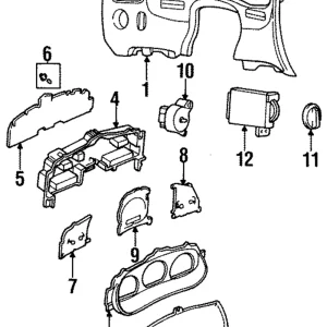 Speedometer Head - Mazda (ZZM2-55-471A)