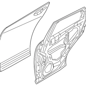 Door Shell - Mazda (DAY2-72-02X)
