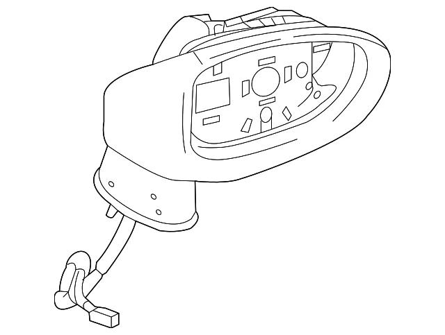 Mirror Housing - Mazda (NA9B-69-121A)