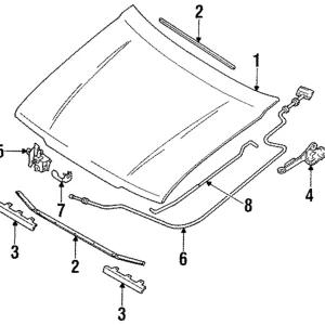 Hinge - Mazda (B467-52-420D)