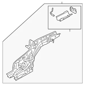 Rail Assembly - Mazda (B45A-53-810C)