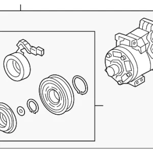 Compressor - Mazda (KB8E-61-450)