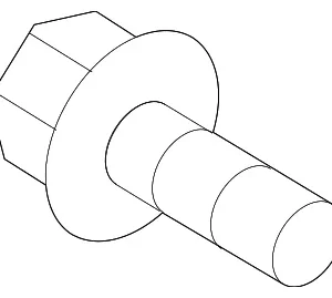 Disc Brake Caliper Pin Bolt - Mazda (GP9A-26-048)