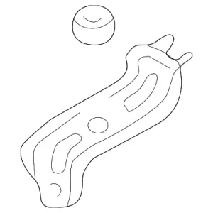 Radiator Assembly Upper Bracket - Mazda (AJ51-15-240)