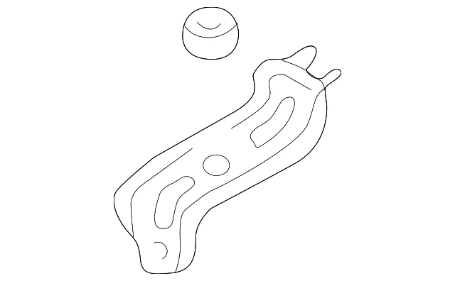 Radiator Assembly Upper Bracket - Mazda (AJ51-15-250)