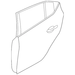 Door Shell - Mazda (BHY0-72-02XF)