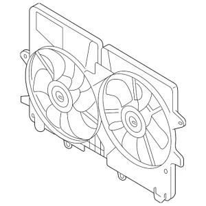 Fan Assembly - Mazda (ZZCA-15-025)