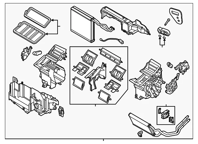 AC & Heater Assembly - Mazda (KS02-61-130A)