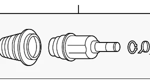 Inner Joint Assembly - Mazda (RTA6-22-520)