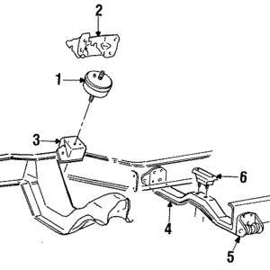 Trans Mount - Mazda (ZZL0-39-340A)