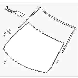 Windshield - Mazda (BJD6-63-900C)