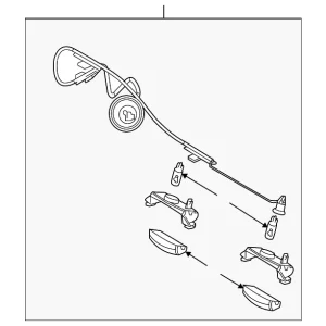 License Lamp - Mazda (BN8F-51-270C)