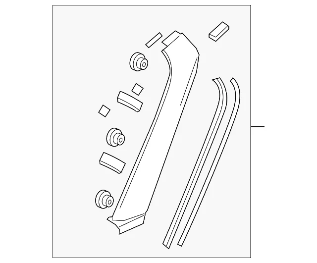 Side Trim - Mazda (NA4L-50-8B0E-C7)