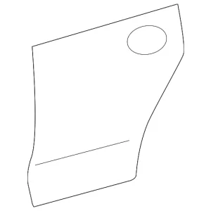 Outer Panel - Mazda (EC01-73-030D)