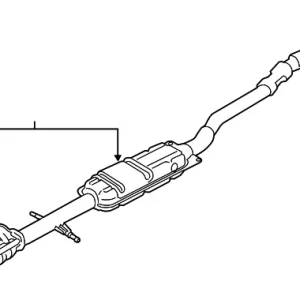 Converter & Pipe - Mazda (PES5-20-55XA)
