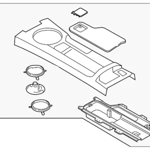 Console Assembly - Mazda (NH52-64-420C-02)