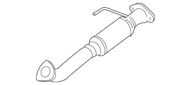 Exhaust Pipe - Mazda (ZZC2-40-050)