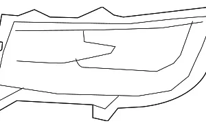 Outer Grille - Mazda (GEG1-50-C10A)