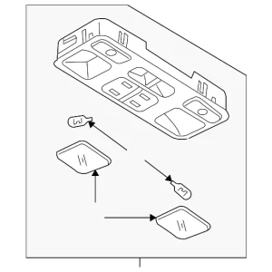 Overhead Console - Mazda (GJ6A-69-970A-77)