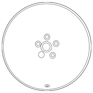Wheel, Alloy - Mazda (9965-60-7080)