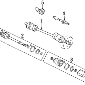Shaft - Mazda (G003-25-710D)