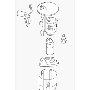 Fuel Pump And Sender Assembly - Mazda (PYB1-13-35X)