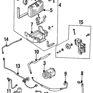 Dehydrator Bracket - Mazda (FD04-61-502)