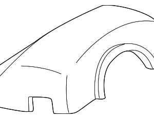 Upper Column Cover - Mazda (GD7A-60-221B)
