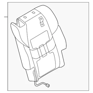 Seat Back Cover - Mazda (TS82-88-231-39)