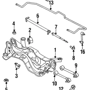 Inner Tie Rod - Mazda (HG30-32-24XA)